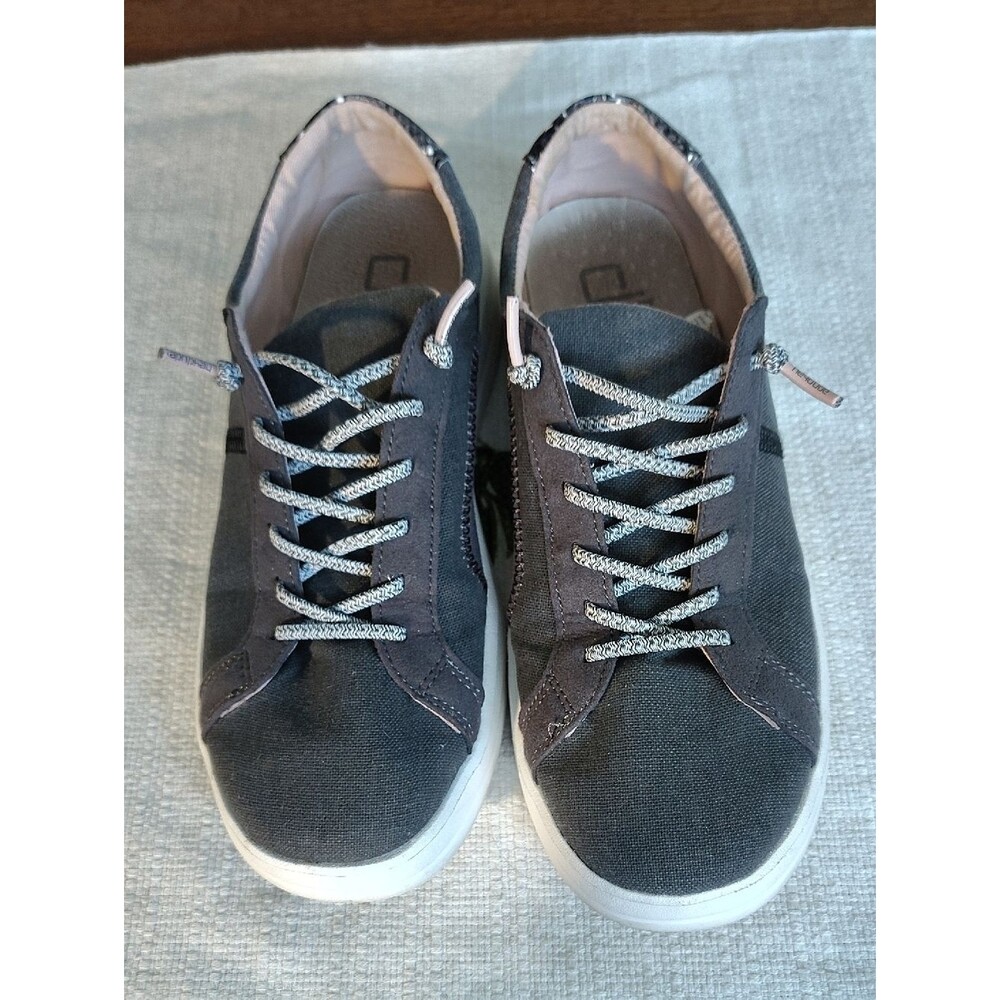 Hey Dude Women's Size 7 Karma Sneakers Charcoal Gray Comfort Casual Travel